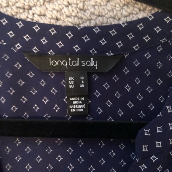Long tall sally casual blouse size 6 - Picture 4 of 6